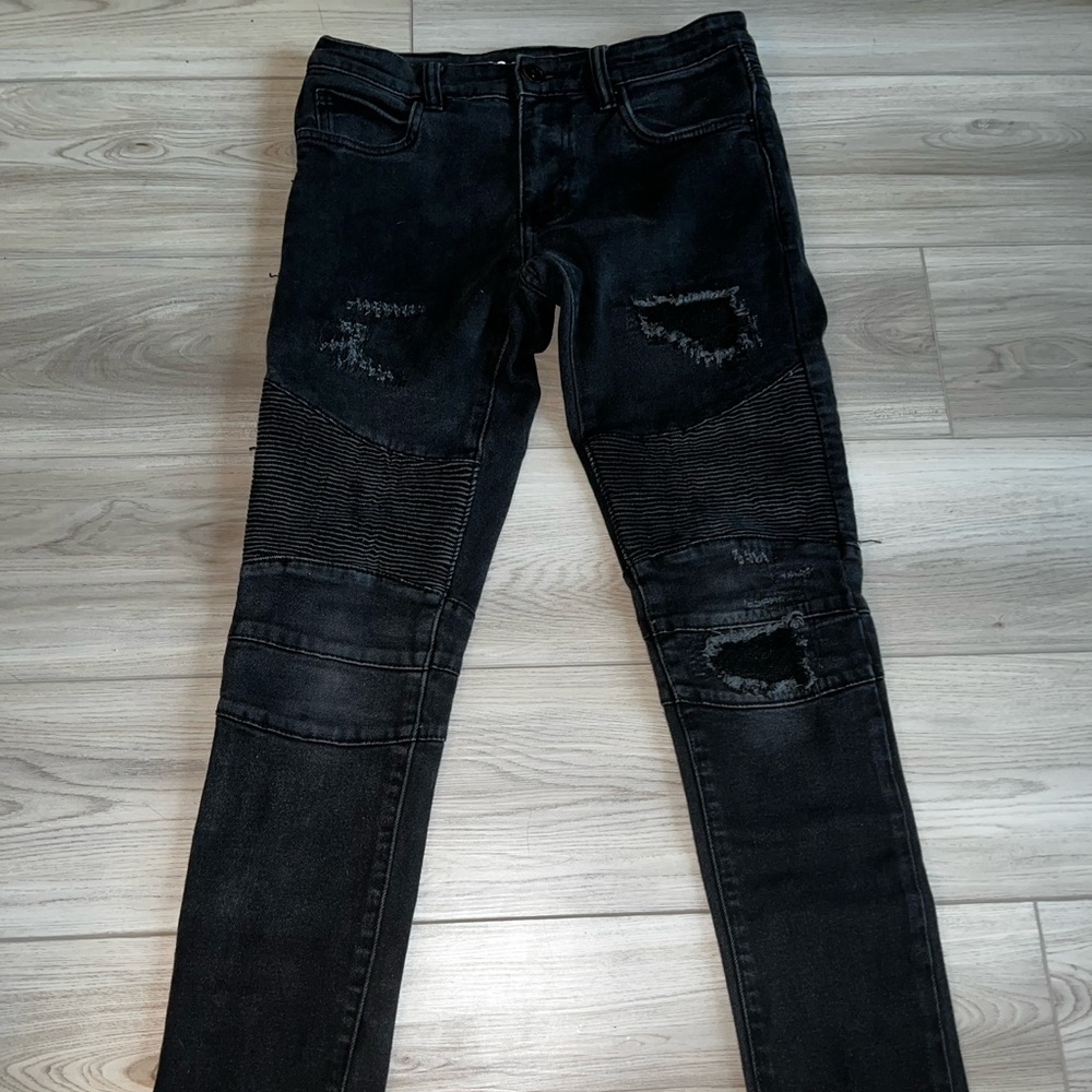 Crysp Demin Black Jeans